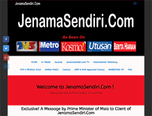Tablet Screenshot of jenamasendiri.com